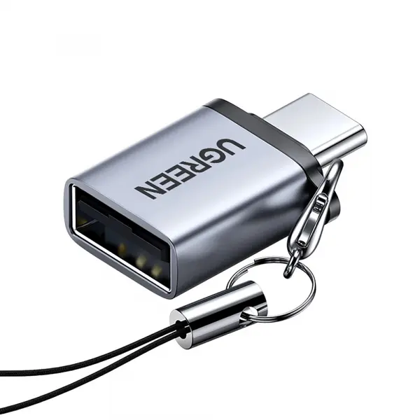 Adaptor OTG USB-C - USB-A UGREEN US270 (50283), Gri