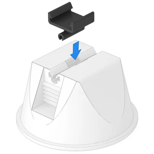 Adaptor platbanda pentru suport conductor pe acoperis tip 165/MBG Obo 5218885