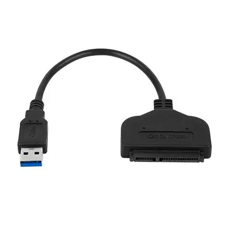 Adaptor Rebel KOM0971, USB 3.0 - SATA (Negru)
