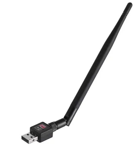 Adaptor retea Q A220 conectare wireless la internet WiFi USB 600 Mbps antena externa rotativa 360