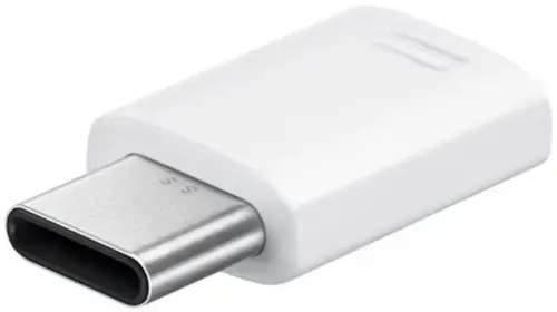 Adaptor Samsung EE-GN930BWEGWW, MicroUSB - USB Tip-C (Alb)