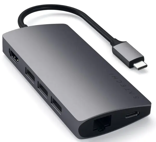 Adaptor Satechi - ST-TCMA2M, USB-C/MultiPort, gri