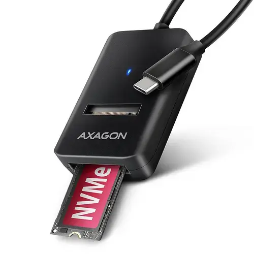 Adaptor SSD M.2 NVMe SATA, Axagon ADM2-CM, USB Type-C