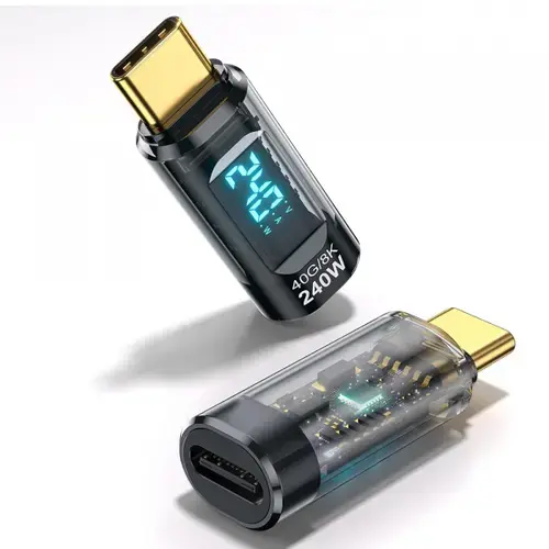 Adaptor Techsuit A23 USB-C - USB-C (Gri)