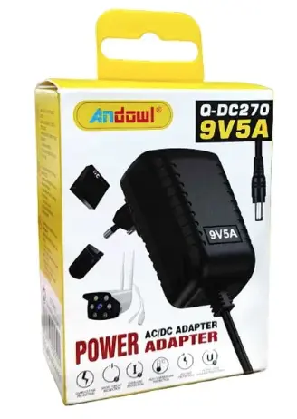 Adaptor Unversal 9V5A AC/DC Andowl QDC270