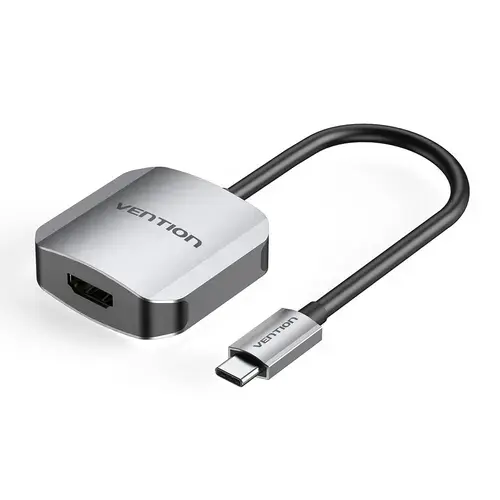 Adaptor USB-C HDMI, VENTION, 4K/30Hz, HDMI 2.0, 0.15M, Aliaj de aluminiu, Gri