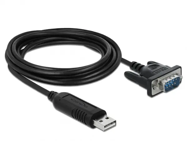 Adaptor USB la Serial RS-485 DB9 FTDI cu protectie 15 kV ESD, Delock 66283