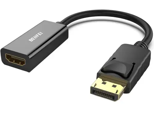 Adaptor Video Benfei, DisplayPort - HDMI, 4K, Negru
