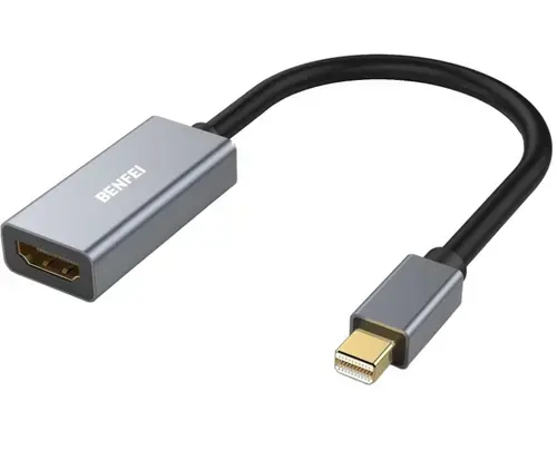 Adaptor Video Benfei, MiniDisplayPort - HDMI, Gri