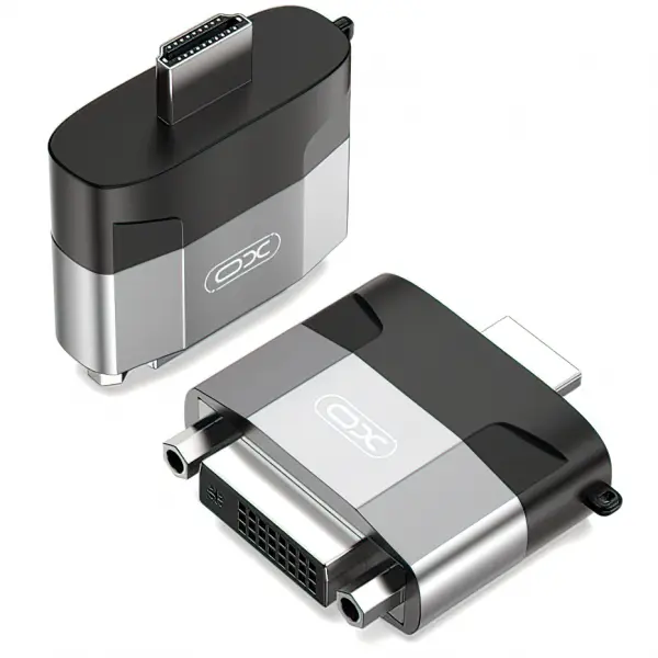Adaptor Video XO Design GB013, HDMI - DVI, 1080P, Gri