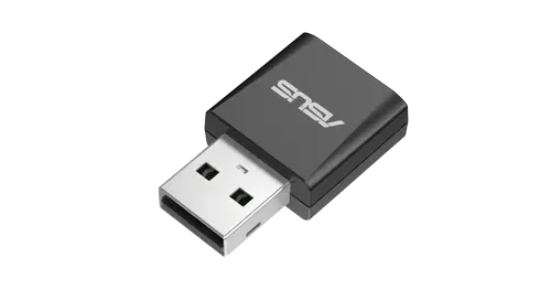 Adaptor Wireless ASUS BE92 BE6500 Nano, Tri-Band (2.4 GHz / 5 GHz / 6 GHz), WiFi7 V1, 2882 Mbps (Negru)