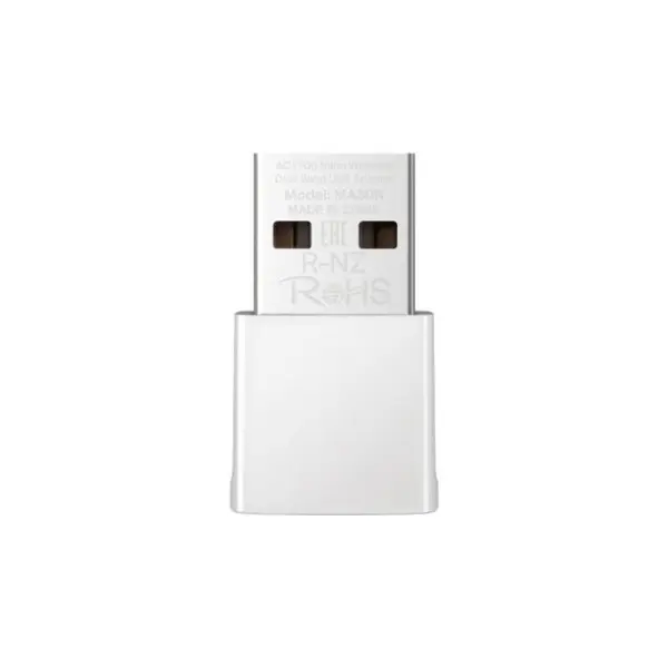 Adaptor wireless Mercusys AC1300, Nano, Dual Band, antene interne, Alb