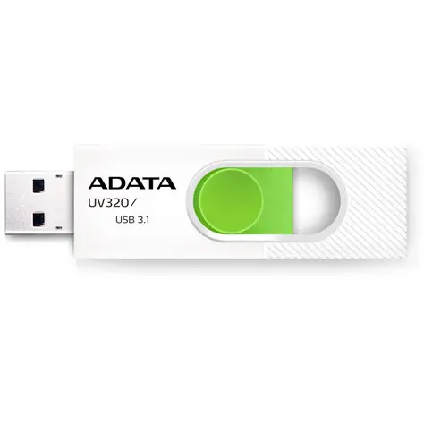Adata Adata Flash Drive UV320, 32 GB, USB 3.0, alb si verde