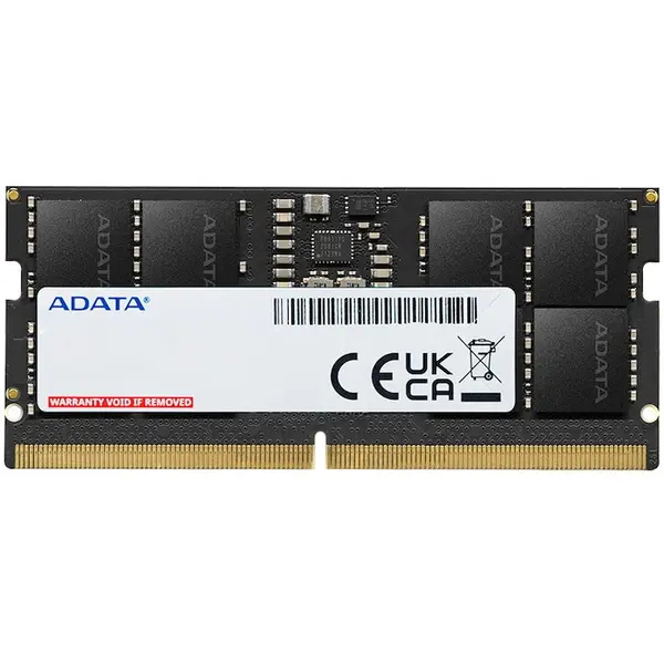 Adata Memorie RAM SO-DIMM ADATA, Tip DDR5, Capacitate 16GB, Frecventa 5600 MHz, CL46, Negru