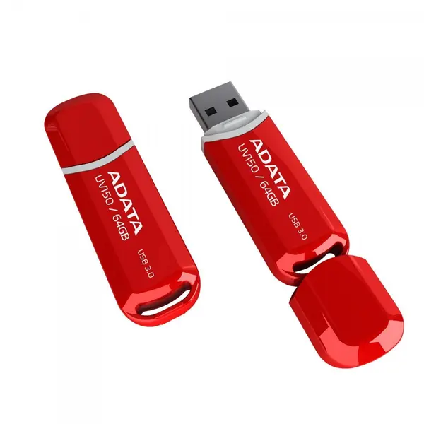 Adata Memorie USB Adata DashDrive Value UV150 USB3.0 64 GB, rosu