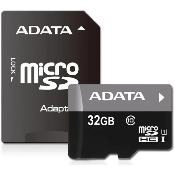 Adata MicroSDHC Ultra-High Speed + adaptor SD, 32 GB, scriere/citire aleatoriu: 1400 /100 (IOPs), ideal sm