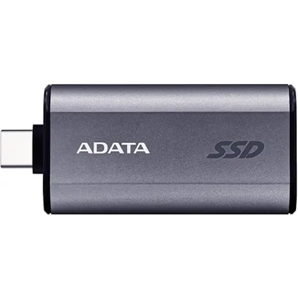 Adata SSD Extern ADATA SC750, capacitate 500GB, USB Type-C 3.2, Gri