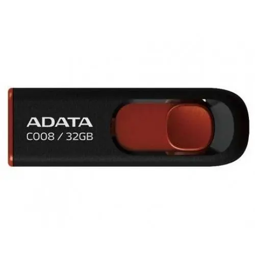 Adata USB 2.0 32 GB ADATA C008 Black&Red 'AC008-32G-RKD'