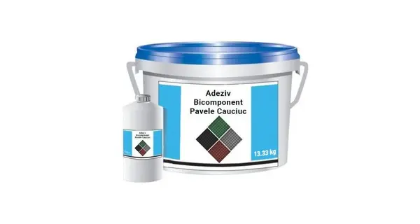 Adeziv bicomponent pentru lipire pavele cauciuc