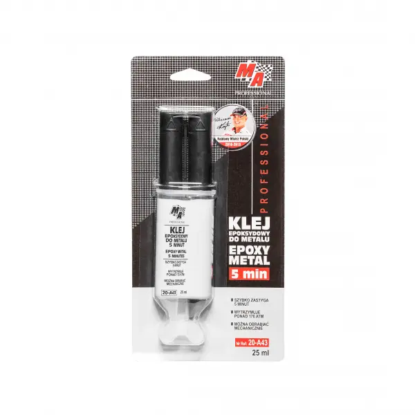 Adeziv epoxidic bicomponent pentru metale - seringa dubla 25 ml