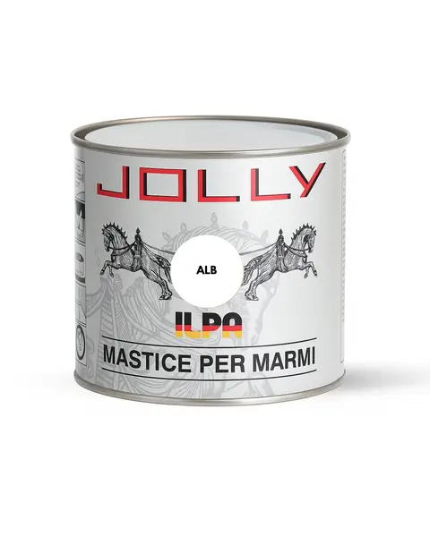 Adeziv Mastic Alb Pentru Marmura, Granit, Travertin si Piatra Naturala - Ilpa Jolly TIXO Bianco 750ml cu Catalizator