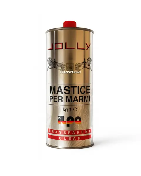 Adeziv Mastic Lichid Transparent Pentru Marmura, Granit, Travertin si Piatra Naturala - Ilpa Jolly Transparent Liquido 0.90L cu Catalizator