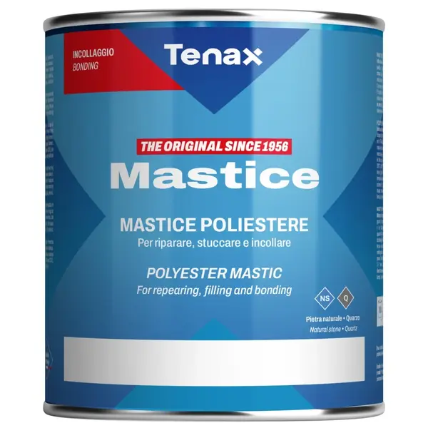 Adeziv / mastic solid colorat, pt. piatra naturala si quartz - Solido 1lt , galben pai + catalizator tub 45ml
