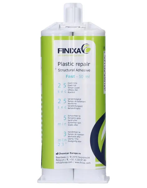 Adeziv rapid pentru plastic (25 sec) negru FINIXA 50ml