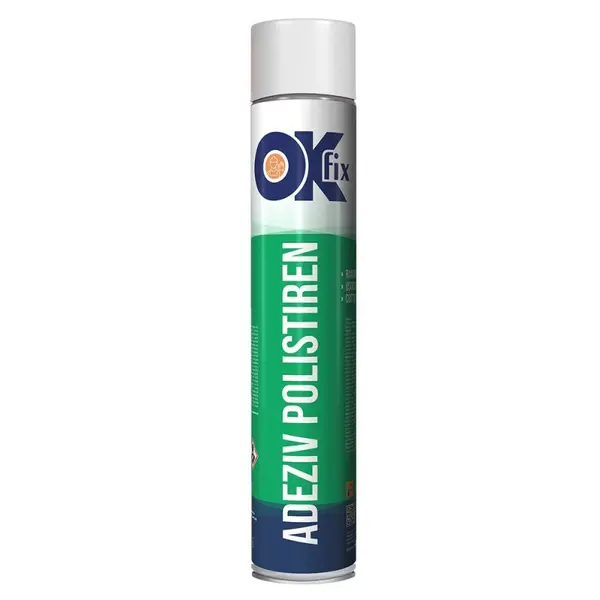 Adeziv Spuma pentru Polistiren Pai, 700 ml, Ok Fix