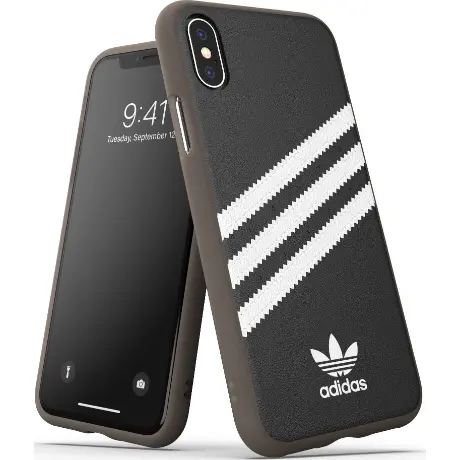 ADIDAS Husa de Protectie Adidas 34298 SS19 pentru IPhone X/XS, Negru-Alb