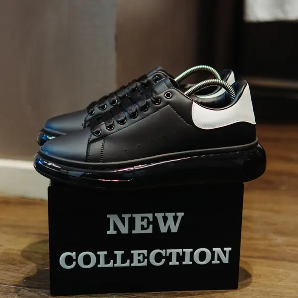 ADIDASI ALEXANDER GLOSSY BLACK-WHITE ABMQ20(095-5)(096-2) (MĂRIME: 39)