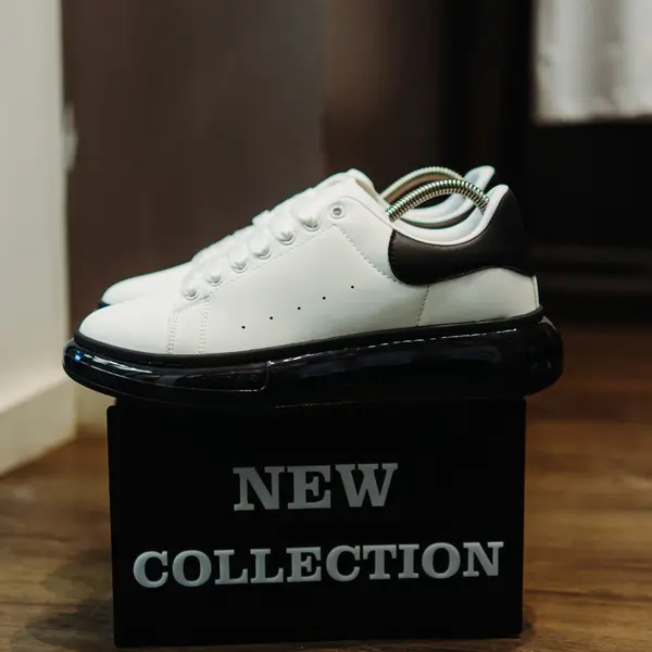 ADIDASI ALEXANDER GLOSSY WHITE-BLACK ABMQ21(095-6) (MĂRIME: 43)