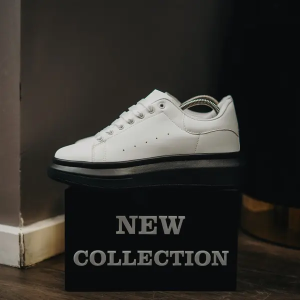 ADIDASI ALEXANDER WHITE-BLACK ABMQ10(088-5) (MĂRIME: 39)