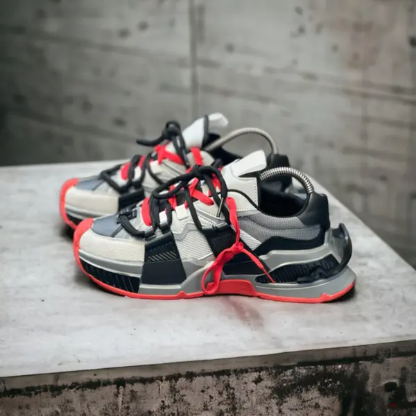 ADIDASI BARBATI FASHION BLACK&RED ABDG3 (MĂRIME: 41)