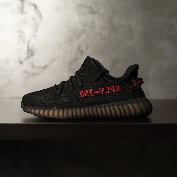 ADIDASI BARBATI YEEZY SPLY-350 BLACK-RED ABYZ4(103-8) (MĂRIME: 37)