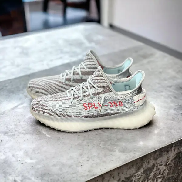 ADIDASI BARBATI YEEZY SPLY-350 WHITE-LIGHT-GRAY ABYZ1 (MĂRIME: 40)