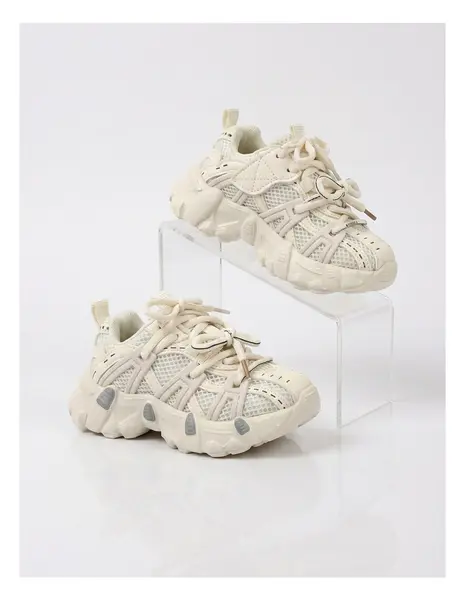 Adidasi copii fashion ecru PALMA