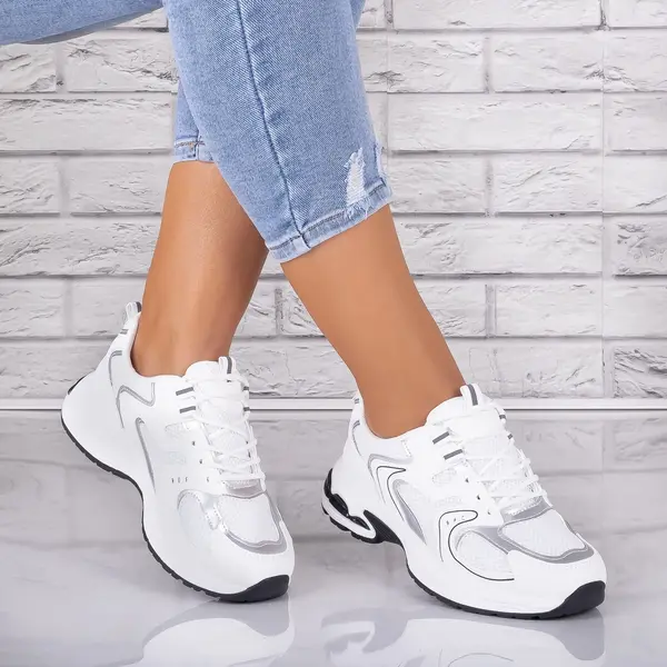Adidasi dama Albi din Piele Eco/ Textil Avarola