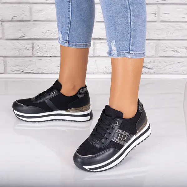 Adidasi dama Negri din Piele Eco/ Textil Ninal