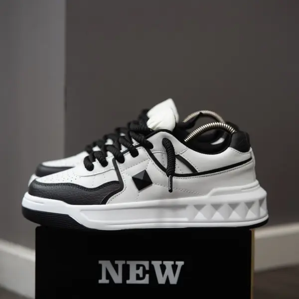 ADIDASI SNEAKERS GARAVANI WHITE-BLACK2 ABVG5(086-1) (MĂRIME: 41)