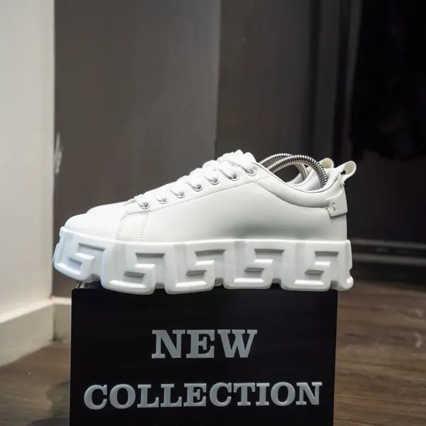 ADIDASI SNEAKERS GRECA LABIRINTH WHITE ABVL2(082-2) (MĂRIME: 39)