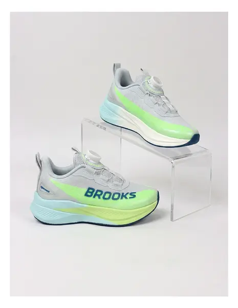 Adidasi Sport, Twist-On, BrooHS Fashion 2.0, gri-verde