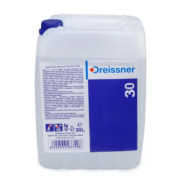 Aditiv regenerare filtre de particule, pentru motoare diesel euro 6, DREISSNER 30L