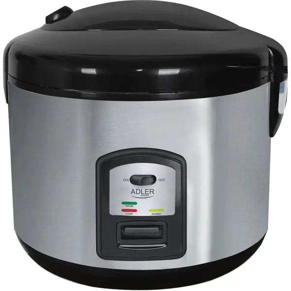 ADLER Aparat de gatit orez Adler AD6406, capacitate 1.5l, 2 functii, 1000 W, Negru/Argintiu