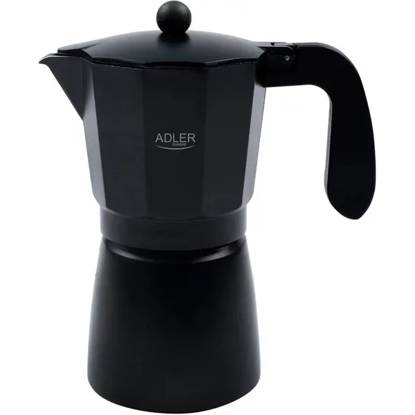 ADLER Caferiera Adler AD 4429, Rezervor 0.45 l, 9 cesti, Negru