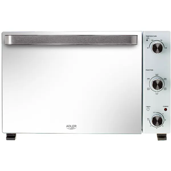 ADLER Cuptor electric mini, ADLER AD 6027, capacitate 48L, 1800W, convectie, controlul temperaturii de la 90 C la 230 C, alb