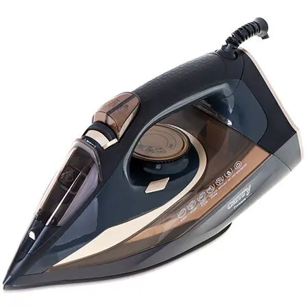 ADLER Fier de calcat Camry CR 5036, 3400W, Talpa ceramica, abur 95 g-min, Negru