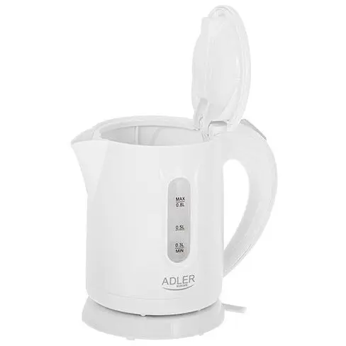 ADLER Fierbator 850 W 0,8l Alb