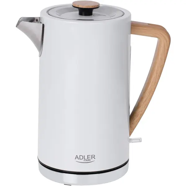 ADLER Fierbator de apa Adler STRIX AD 1347w, 1.5 l, 2200 W, Oprire automata, Stocare cablu, Alb