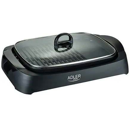 ADLER Gratar electric Adler AD 6610, Capac de sticla, Putere 3000 W